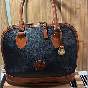 Dooney & Bourke Pebble Leather All Weather Satchel Like New Classic Style